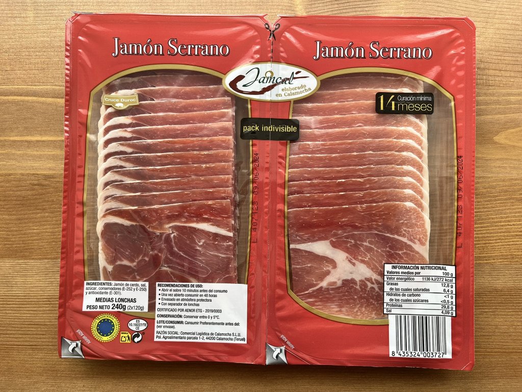 Jamon Serrano 240g