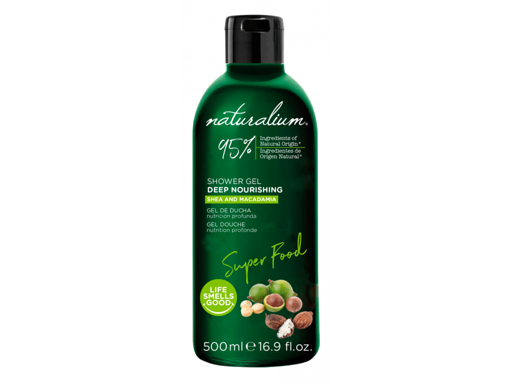 Naturalium Super Food Macadamia energizující sprchový gel 500 ml 