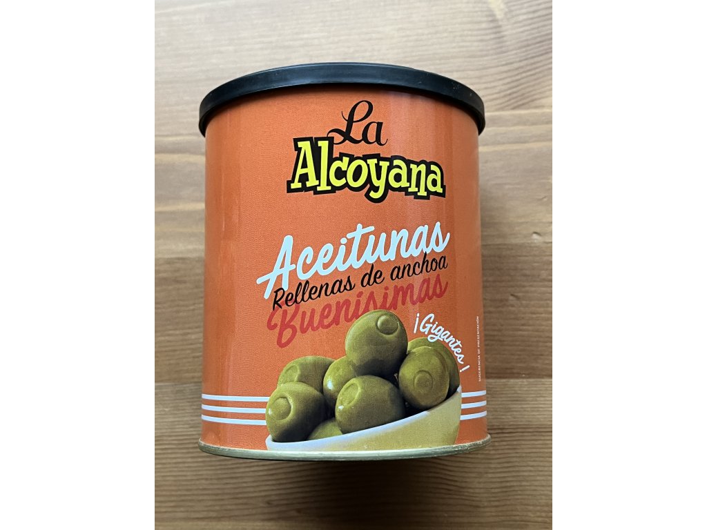 Olives stuffed with anchovies La Alcoyana 830g