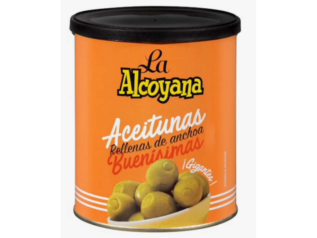 Olives stuffed with anchovies La Alcoyana 830g