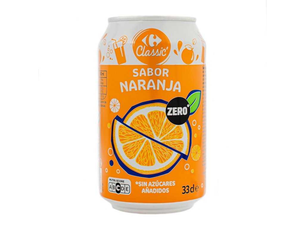 Pomerančová limonáda bez cukru 330ml