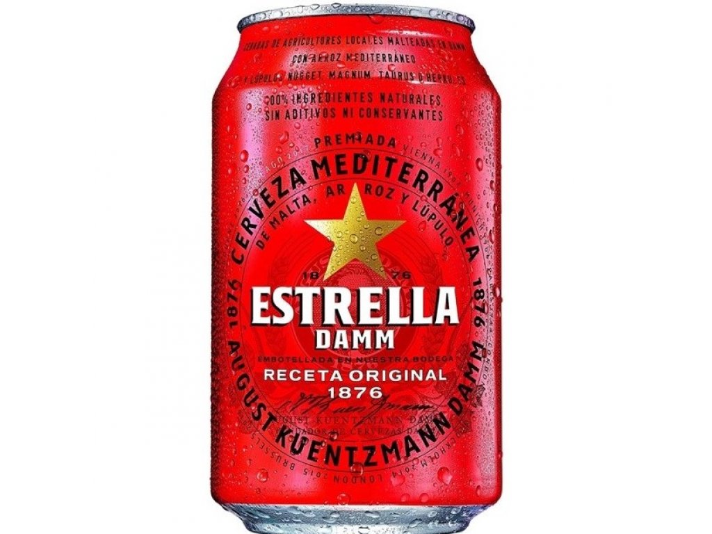 Španělské pivo ESTRELLA DAMM 330ml