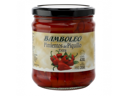 Bamboleo piquillo Piquillo papričky 350g (425 g)