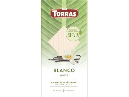 Bílá čokoláda stevia 100g