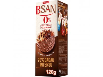 BSAN 70% Cacao 0% azúcares 120g