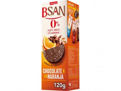 BSAN Chocolate a la Naranja 120g