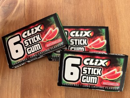 Clix melounová žvýkačka bez cukru 15,6g