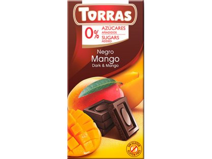 Hořká čokoláda s mangem 75 g