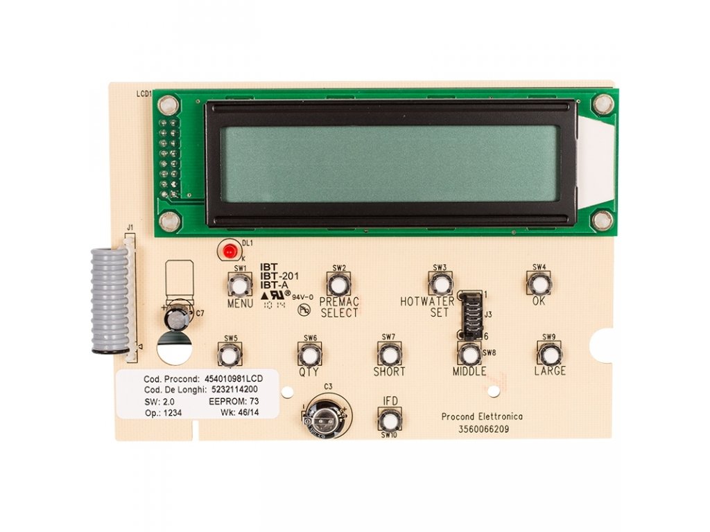 Delonghi ovládací panel EAM3 a EAM4