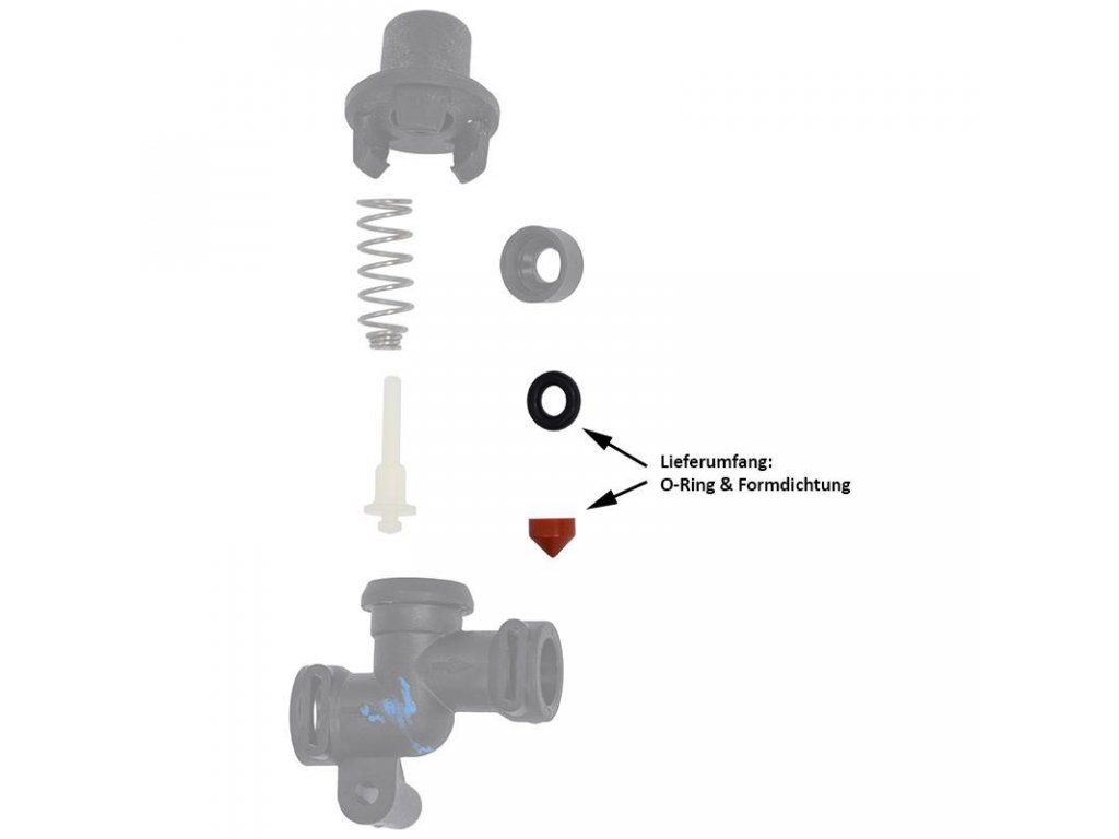 Reparaturset für das Auslaufventil Heizpatrone - Thermoblock