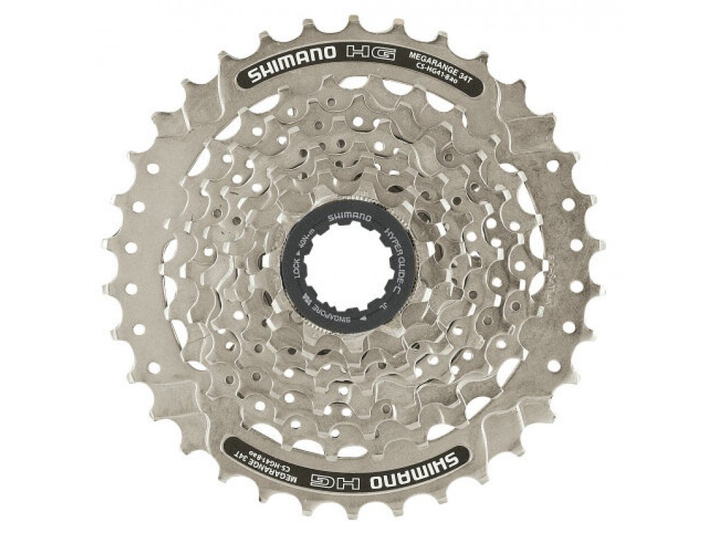 8-kazeta SHIMANO CS-HG41 11-34 zubů Megarange, v krabičce