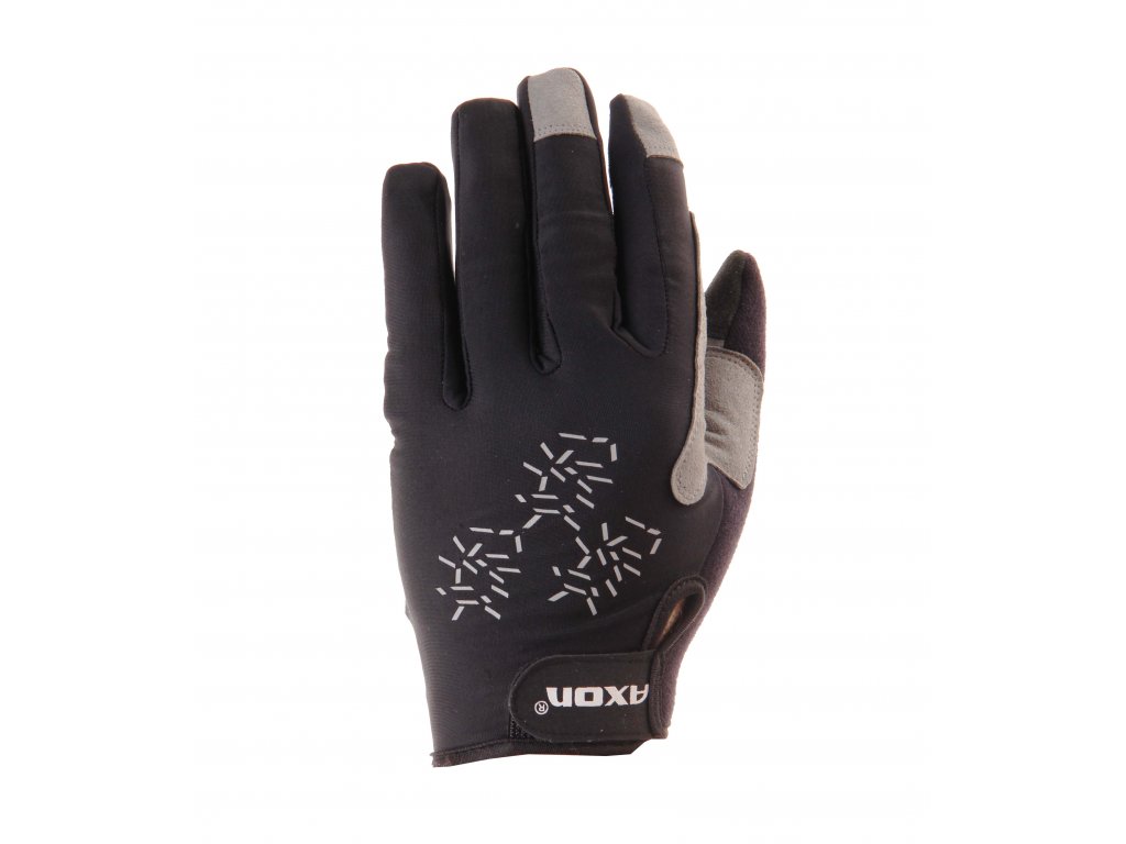 Cyklistické rukavice AXON 504 černá vel. M
