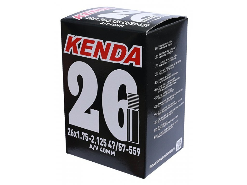 duše KENDA 26x1,75-2,125 (47/57-559) AV 40mm