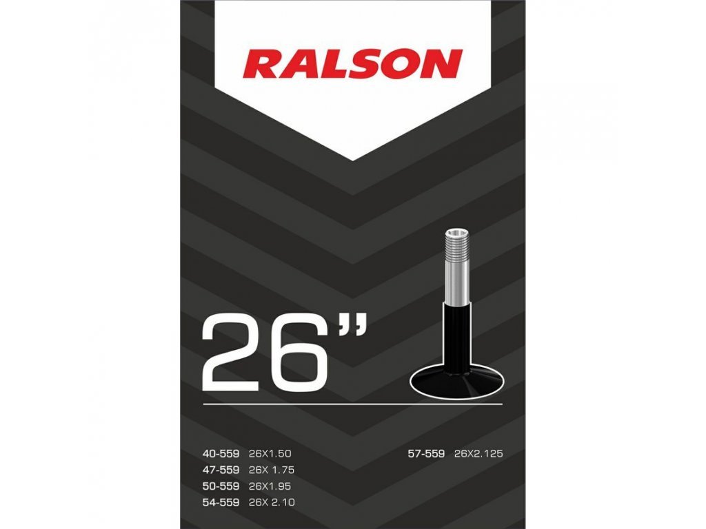 Duše RALSON 26"x1.75-2.125 (47/57-559) AV/31mm