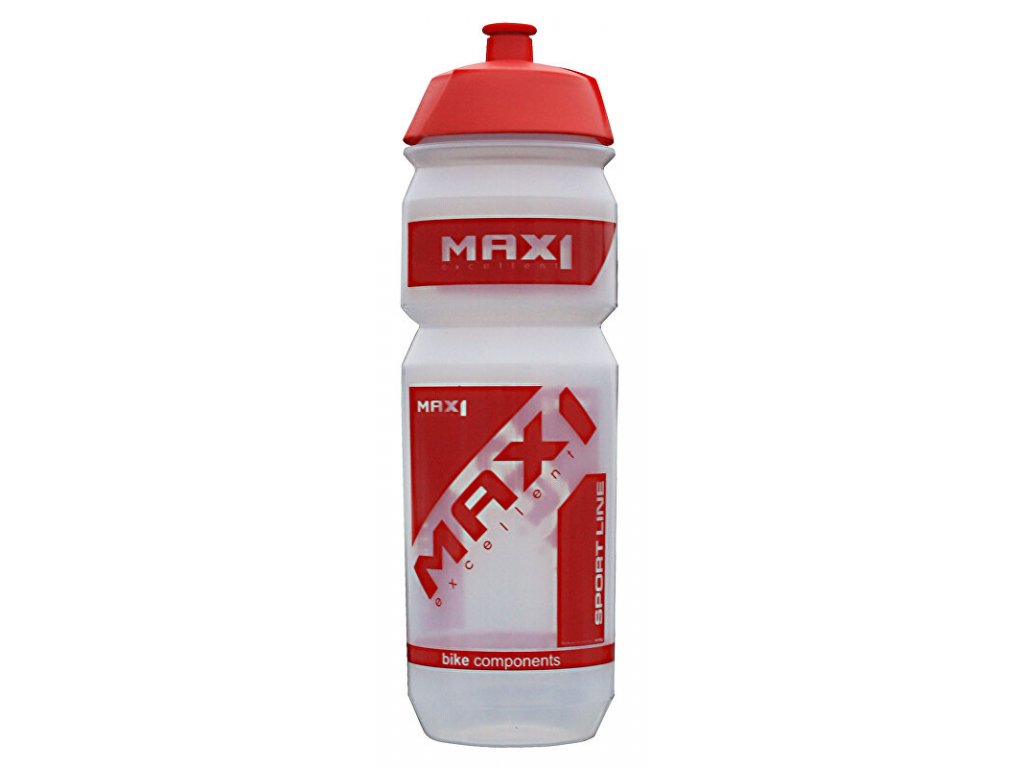 lahev MAX1 Tank 0,85 l transparentní červená