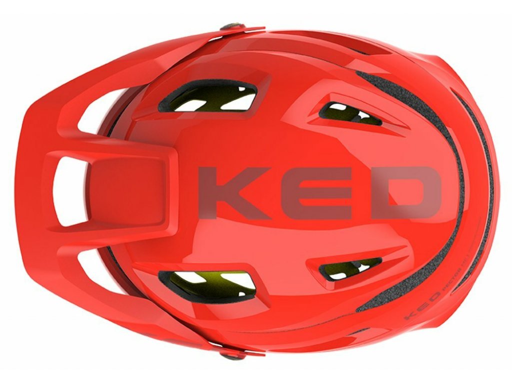 přilba KED Pector MIPS M fiery red matt 52-58 cm