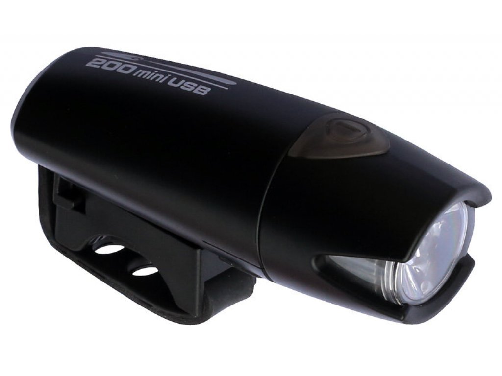světlo přední SMART Polaris 183-USB 200lm černé