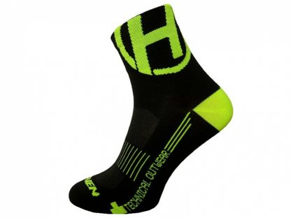Ponožky HAVEN LITE SILVER NEO 2páry černo/žluté 8-9 (42-43)