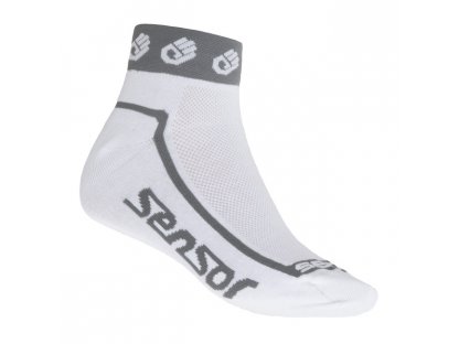 Ponožky SENSOR RACE LITE ručičky bílé 43-46
