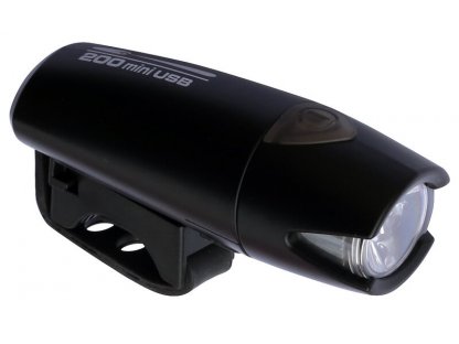 světlo přední SMART Polaris 183-USB 200lm černé
