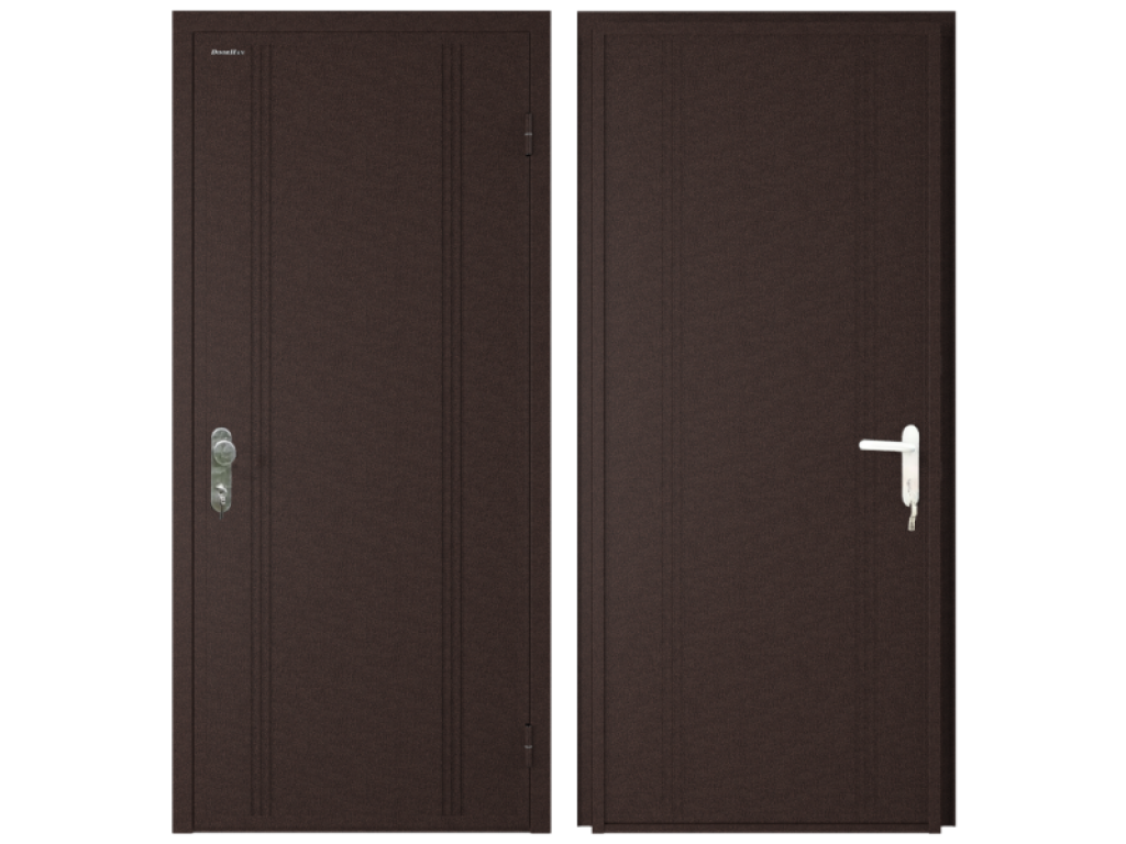 vchodové dveře DoorHan ECO 980x2050, antigue měď