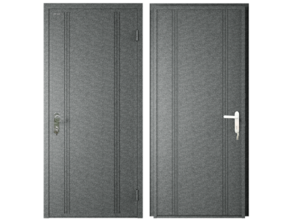 vchodové dveře DoorHan ECO 880x2050, antigue stříbro