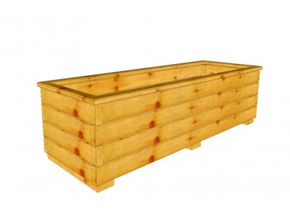Dřevěný truhlík Áčko XL 40/120