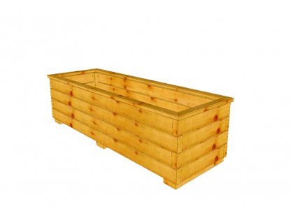 Dřevěný truhlík Áčko XL 40/120