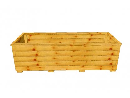 Dřevěný truhlík Áčko XXL 50/140