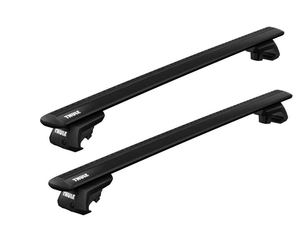 Střešní nosiče Thule WingBar EVO BLACK Audi A4 Allroad 5-dr Kombi 08-15 s podélníky