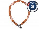 ABUS řetězový zámek B3 60 cm ORANGE (Klíč)