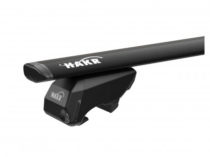 Střešní nosiče Hakr Wing Profile BLACK Seat Altea XL 5-dr MPV 06-15 s integrovanými podélníky