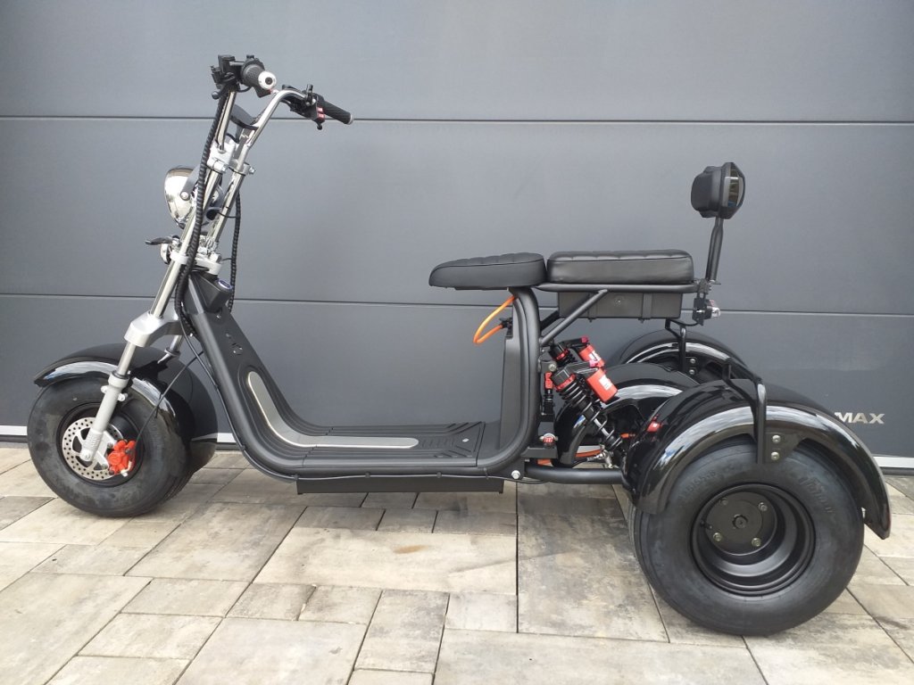 Elektrická tříkolka Chopper FLASH RIDER 2000 W, různé barvy, lithiová baterie 20 Ah