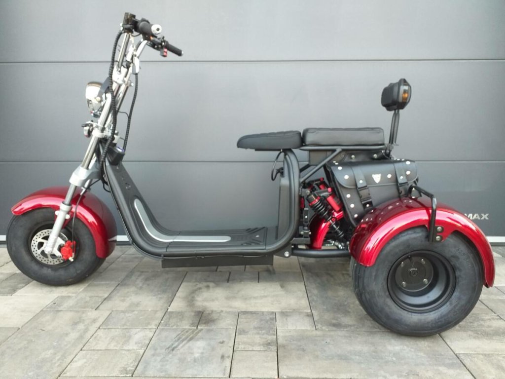 Elektrická tříkolka Chopper FLASH RIDER 2000 W, různé barvy, lithiová baterie 20 Ah