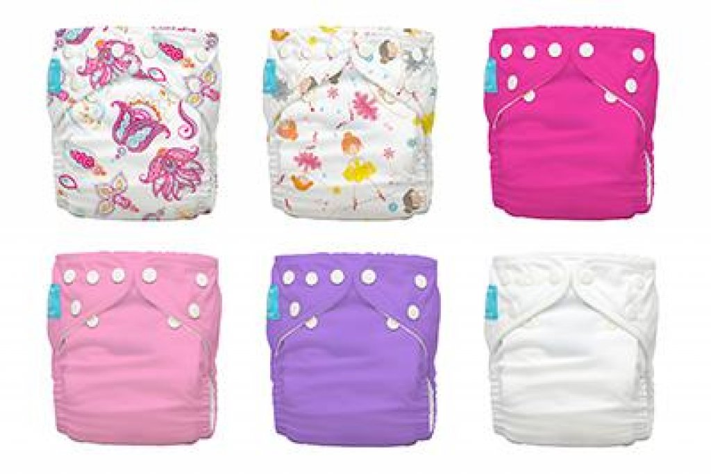 CHARLIE BANANA – 6x KAPSOVÁ PLENA + 12 x SAVÉ VLOŽKY – ballerina girl  - ONE SIZE HYBRID AIO