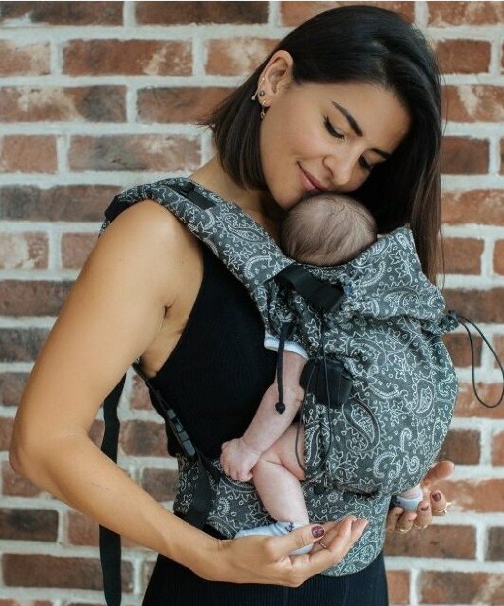 ERGONOMICKÉ NOSÍTKO - Neko Switch -  Efes Paisley Hazel Dark - BABY