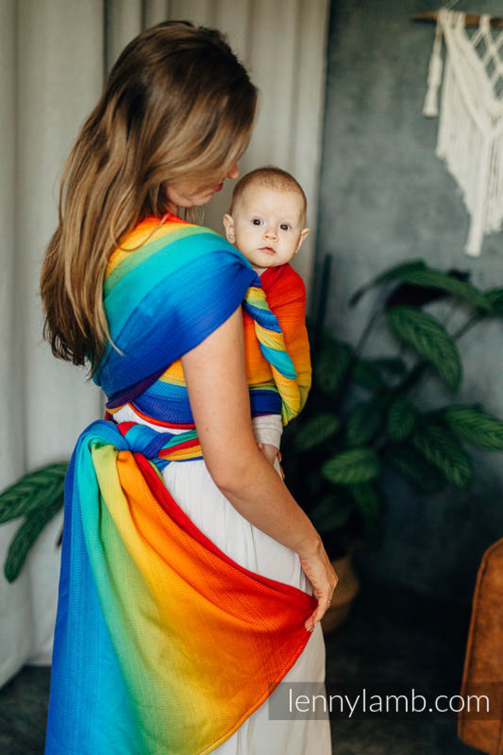 ŠÁTEK NA NOŠENÍ DĚTÍ - Lenny Lamb - RAINBOW BABY