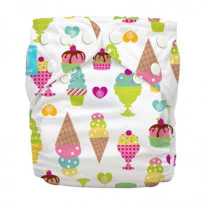 CHARLIE BANANA – KAPSOVÁ PLENA + 2 SAVÉ VLOŽKY – gelato - ONE SIZE HYBRID AIO