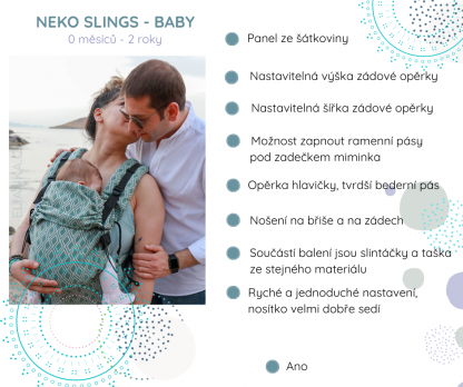ERGONOMICKÉ NOSÍTKO - Neko Switch -  Oltu - BABY