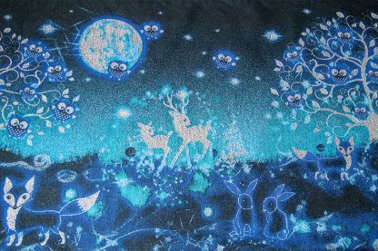 ring sling - NATIBABY - last journey glitter (limitovaná edice)