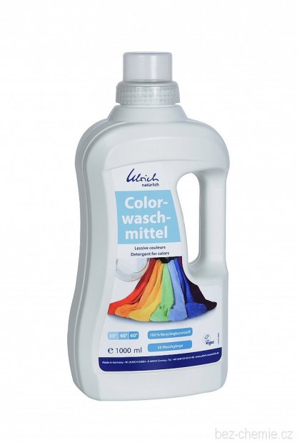 Ulrich natürlich - Prací gel na barevné prádlo (1 litr)