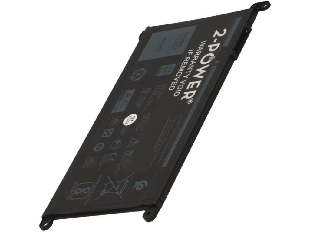 2-POWER Baterie 11,4V 3680mAh pro Dell Chromebook 11 3180, Chromebook 11 3189, Chromebook 5190 (77053295)