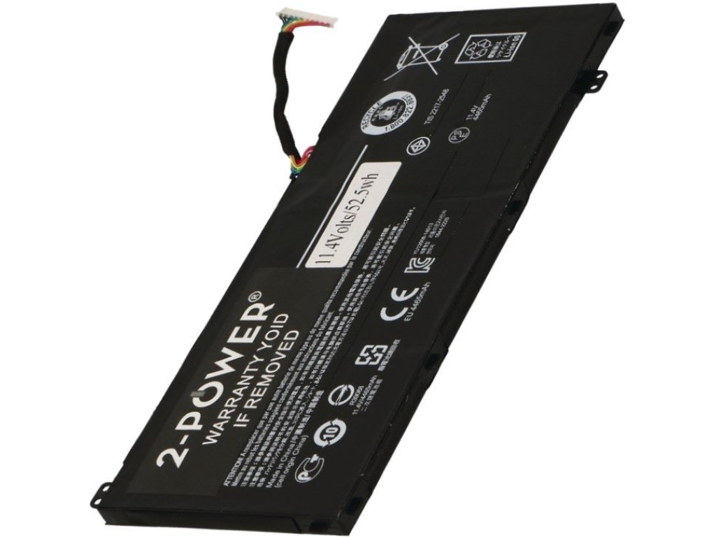 2-POWER Baterie 11,4V 4450mAh pro Acer Aspire VN7-571, VN7-572G, VN7-593G, VX5-591G, Spin SP314-51 (77050250)