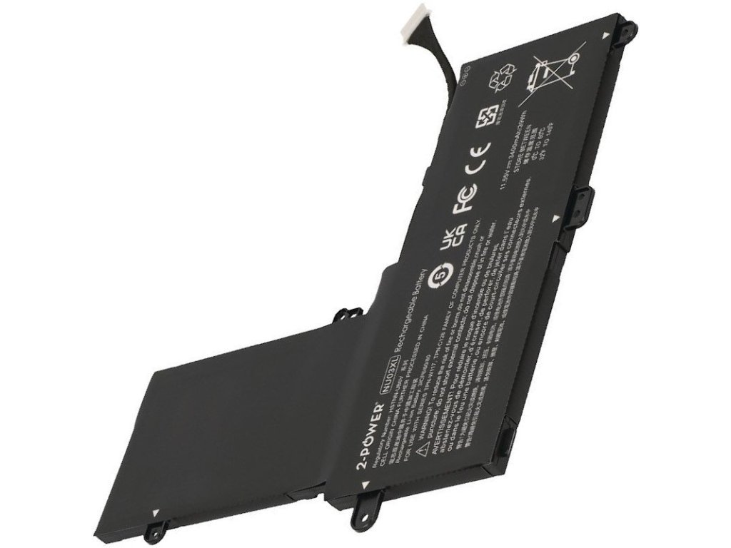 2-POWER Baterie 11,55V 3400mAh pro HP x360 Pavilion 11-u000, HP x360 Pavilion 13-u100 (77052534)