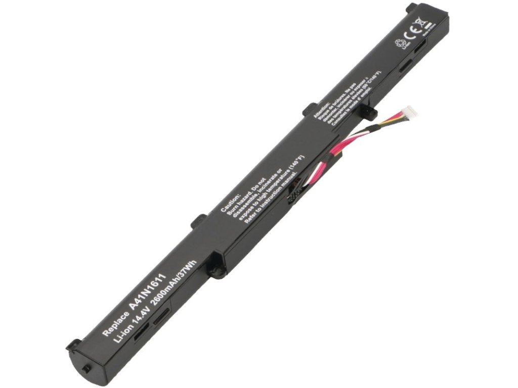 2-POWER Baterie 14,4V 2600mAh pro Asus GL752VL, GL752VLM, GL752VW, GL752VWM, GL753VD, GL753VE (77051148)