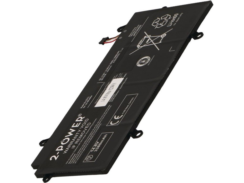 2-POWER Baterie 14,8V 3380mAh pro Toshiba Portege Z30-A, Toshiba Portege Z30-C (77056144)