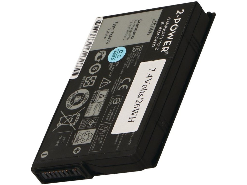 2-POWER Baterie 7,4V 3600mAh pro Dell Latitude 7200 series Latitude 7202, Latitude 7212 (77053289)