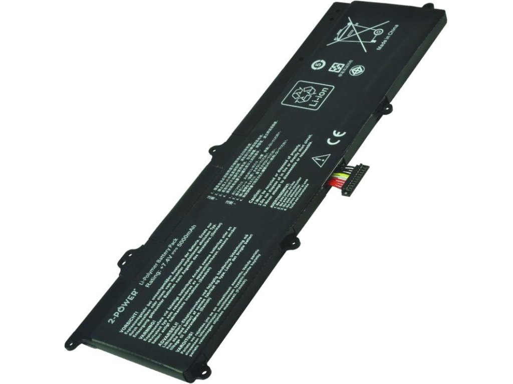 2-POWER Baterie 7,4V 5000mAh pro Asus F201E, F202E, Q200E, R200E, R201E, S200E, X201E, X202E (77051114)