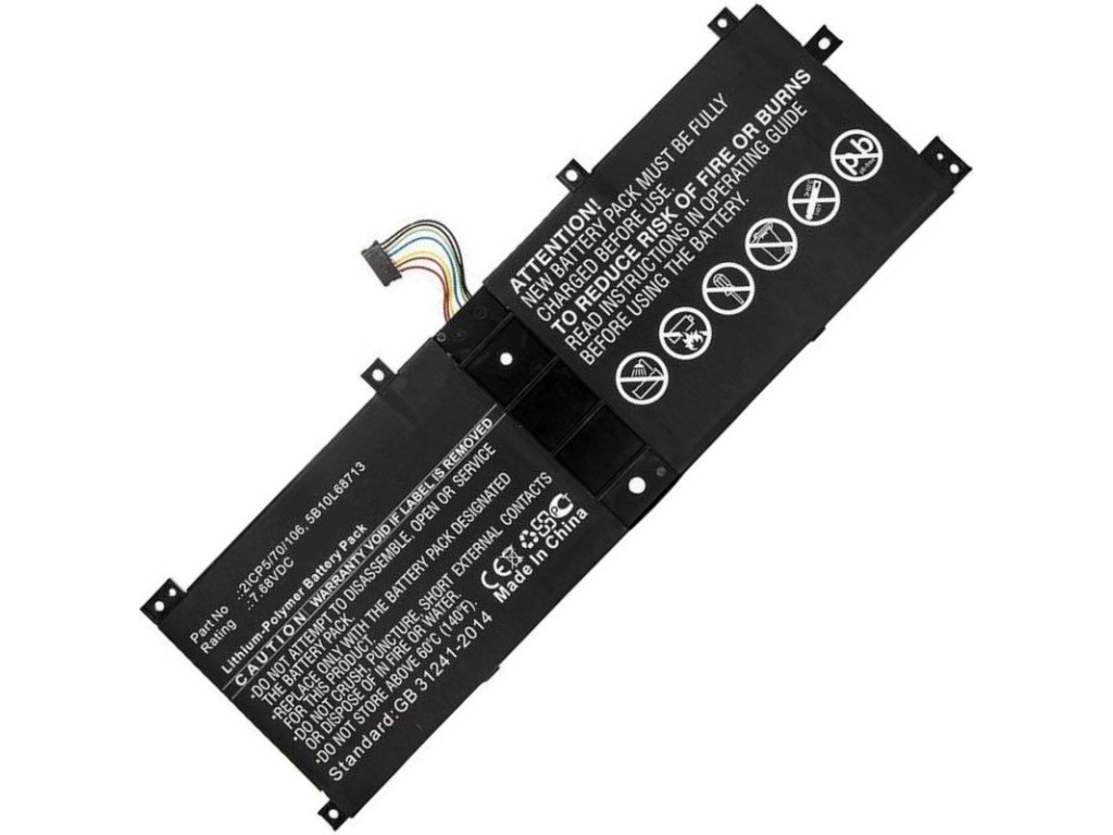 2-POWER Baterie 7,68V 4955mAh pro Lenovo Miix 510-12IKB, Miix 510-12ISK, Miix 520-12IKB (77055397)
