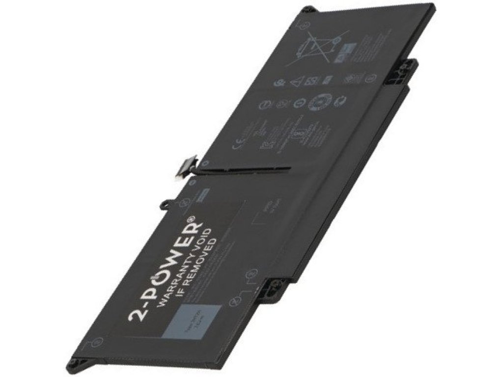 2-POWER Baterie 7,6V 6500mAh pro Dell Latitude 7310 (77053404)
